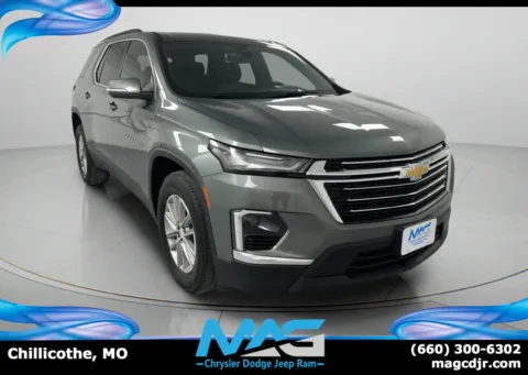 Silver 2023 Chevrolet Traverse LT Cloth for sale in Chillicothe, MO