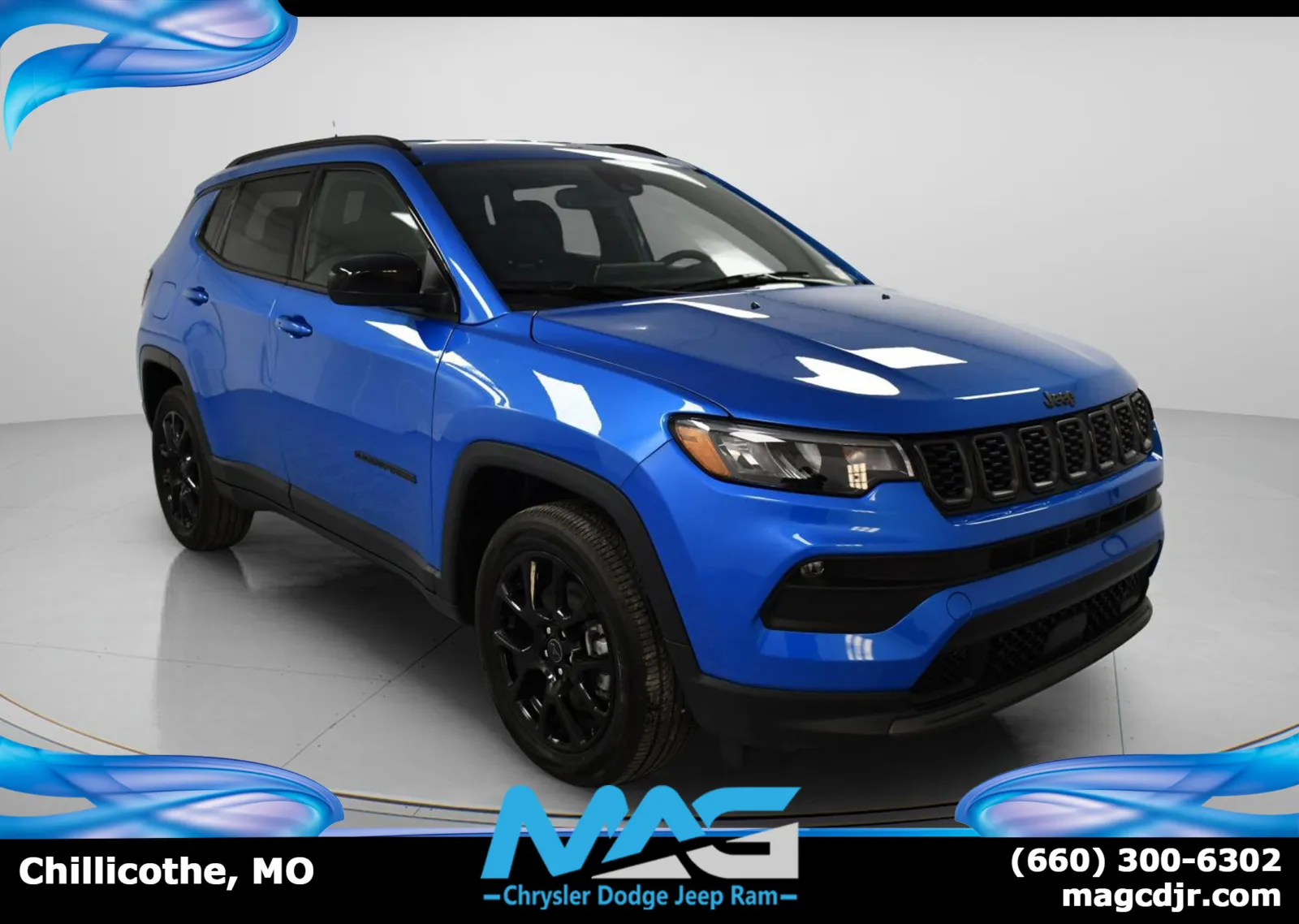 Blue 2026 Jeep Compass Latitude for sale in Chillicothe, MO