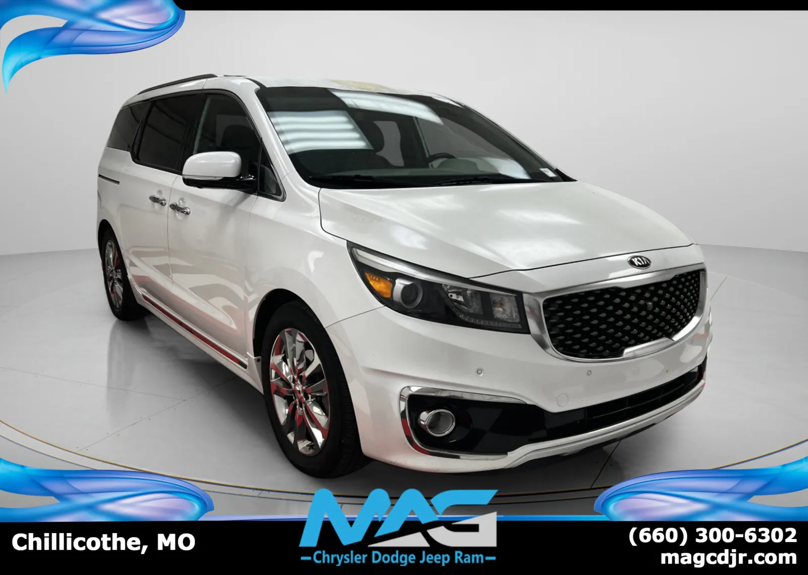 White 2018 Kia Sedona SX-L for sale in Chillicothe, MO