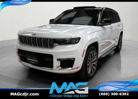 White 2021 Jeep Grand Cherokee L Summit Reserve for sale in Chillicothe, MO