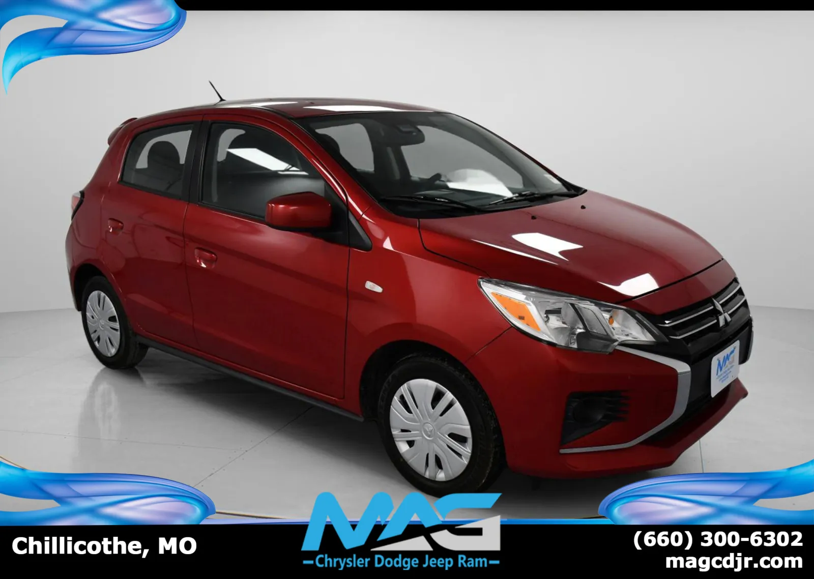 Red 2021 Mitsubishi Mirage ES for sale in Chillicothe, MO