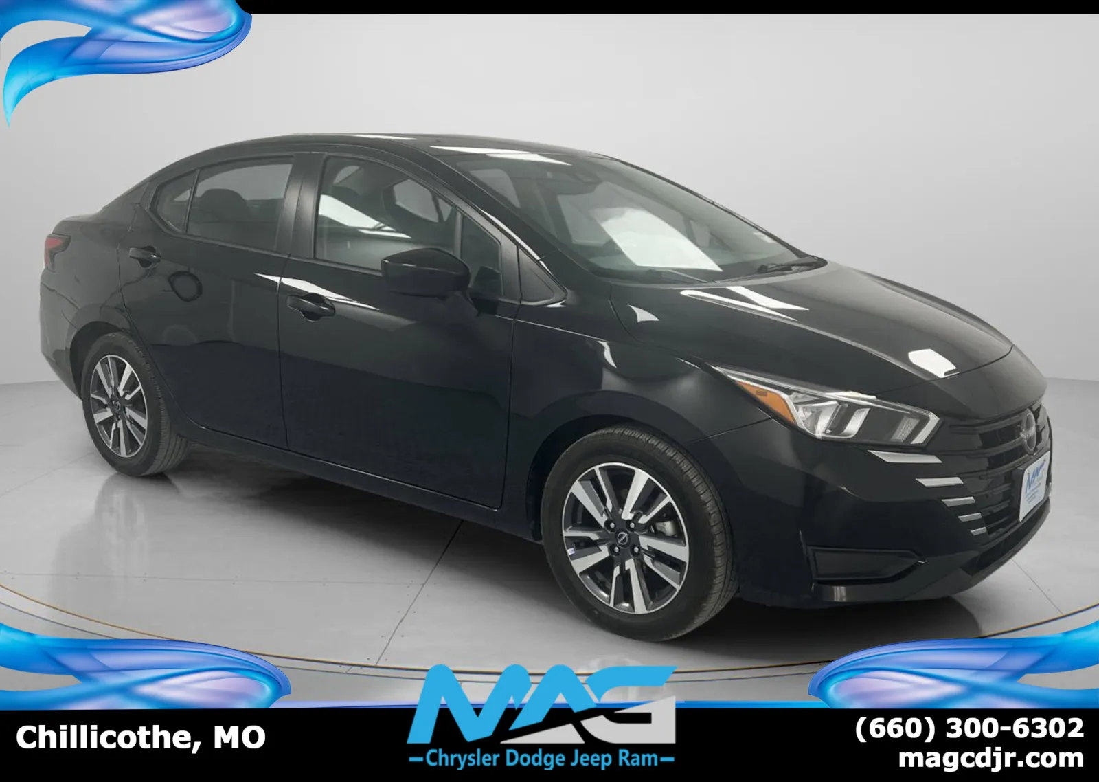Black 2023 Nissan Versa SV for sale in Chillicothe, MO