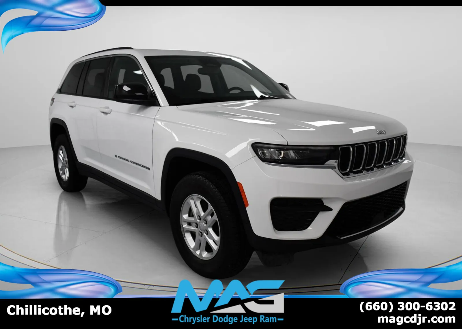 White 2024 Jeep Grand Cherokee Laredo for sale in Chillicothe, MO