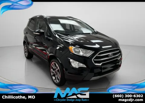 Black 2021 Ford EcoSport Titanium for sale in Chillicothe, MO