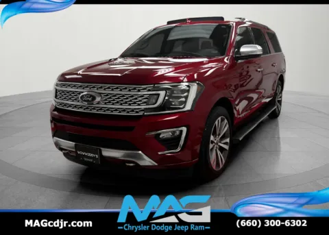 Red 2020 Ford Expedition Max Platinum for sale in Chillicothe, MO