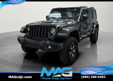 Gray 2021 Jeep Wrangler Unlimited Rubicon for sale in Chillicothe, MO