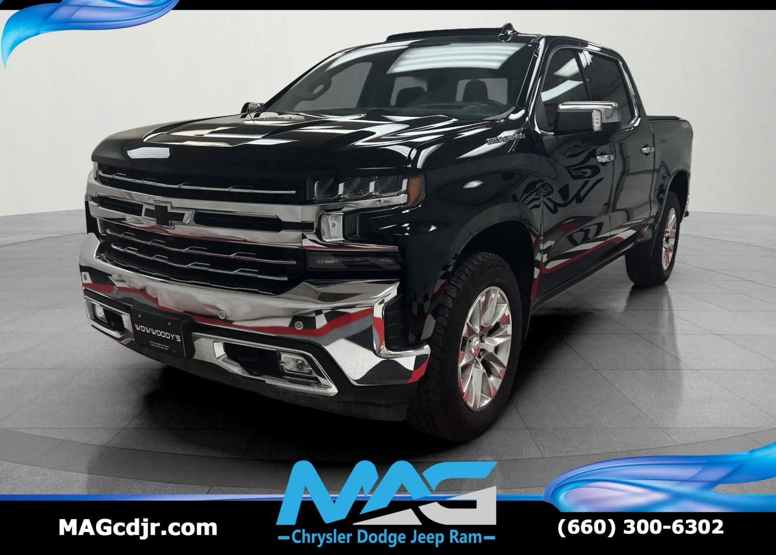 Black 2019 Chevrolet Silverado 1500 LTZ for sale in Chillicothe, MO