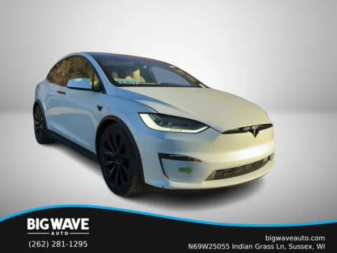 White 2023 Tesla Model X Standard Sport Utility 4D for sale in Sussex, WI