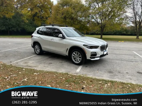 White 2021 BMW X5 XDRIVE 45E 4 DOOR SUV 3.0L 6 CYL TURB PHEV for sale in Sussex, WI