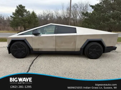 Photos of 2024 Tesla Cybertruck All-Wheel Drive Pickup 4D 6 ft for sale in Sussex, WI at Big Wave Auto