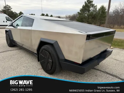 Another view of 2024 Tesla Cybertruck All-Wheel Drive Pickup 4D 6 ft for sale in Sussex, WI at Big Wave Auto