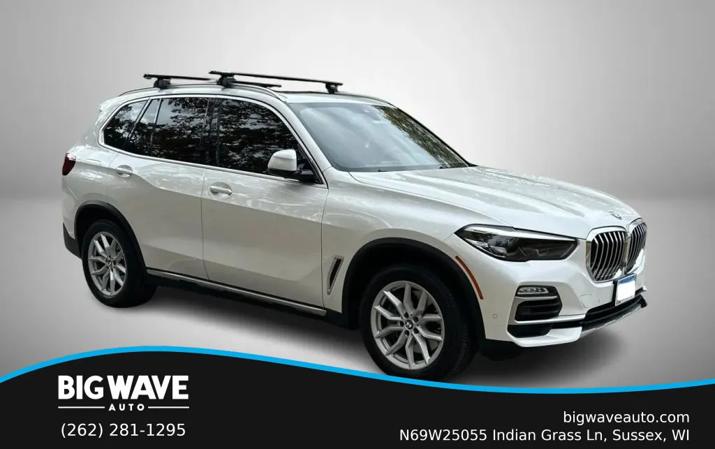 White 2021 BMW X5 XDRIVE 45E 4 DOOR SUV 3.0L 6 CYL TURB PHEV for sale in Sussex, WI
