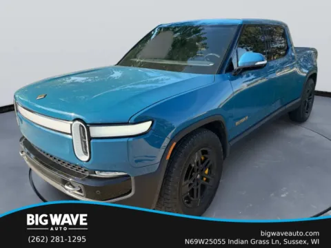Blue 2022 Rivian R1T Adventure Pickup 4D 4 1/2 ft for sale in Sussex, WI