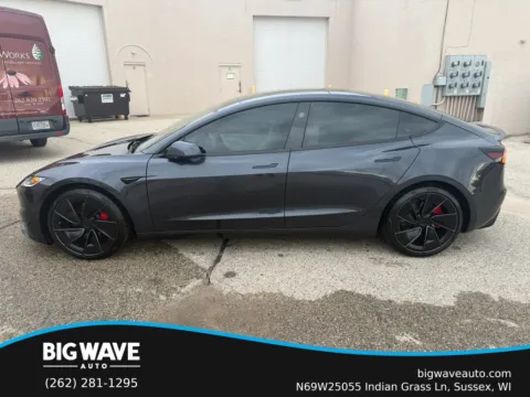 Photos of 2024 TESLA MODEL 3 PERFORMANCE AWD SEDAN ELECTRIC for sale in Sussex, WI at Big Wave Auto