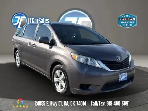 Gray 2012 Toyota Sienna LE Minivan 4D for sale in Broken Arrow, OK