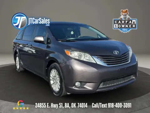 Gray 2012 Toyota Sienna XLE Minivan 4D for sale in Broken Arrow, OK