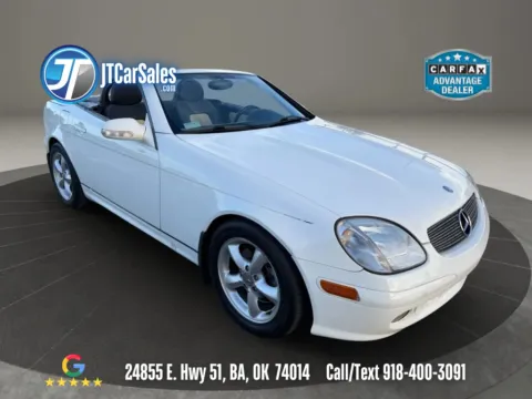 White 2003 Mercedes-Benz SLK-Class SLK 320 Roadster 2D for sale in Broken Arrow, OK