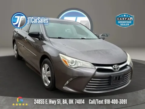 Gray 2015 Toyota Camry LE Sedan 4D for sale in Broken Arrow, OK