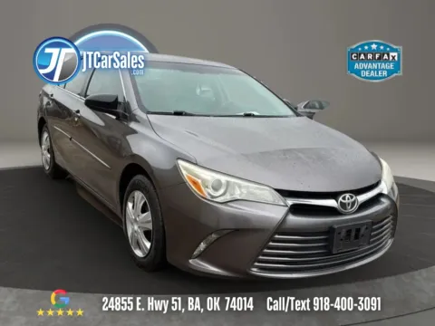 Gray 2015 Toyota Camry LE Sedan 4D for sale in Broken Arrow, OK