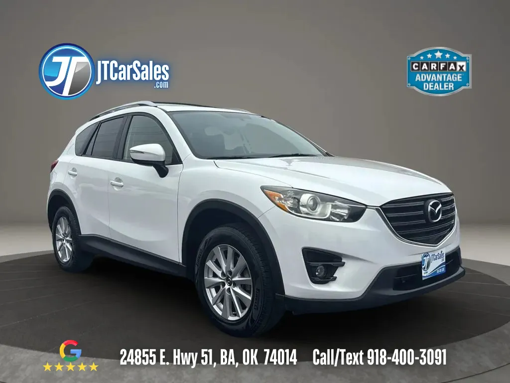 White 2016 MAZDA CX-5 Touring Sport Utility 4D for sale in Broken Arrow, OK