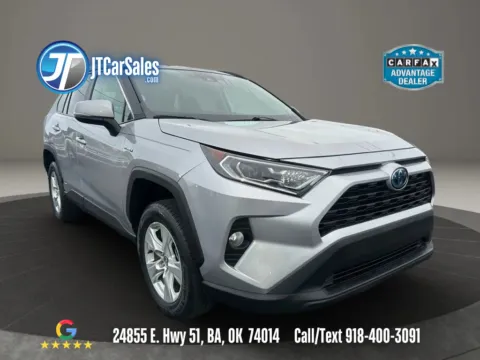 Silver 2021 Toyota RAV4 Hybrid XLE Sport Utility 4D for sale in Broken Arrow, OK