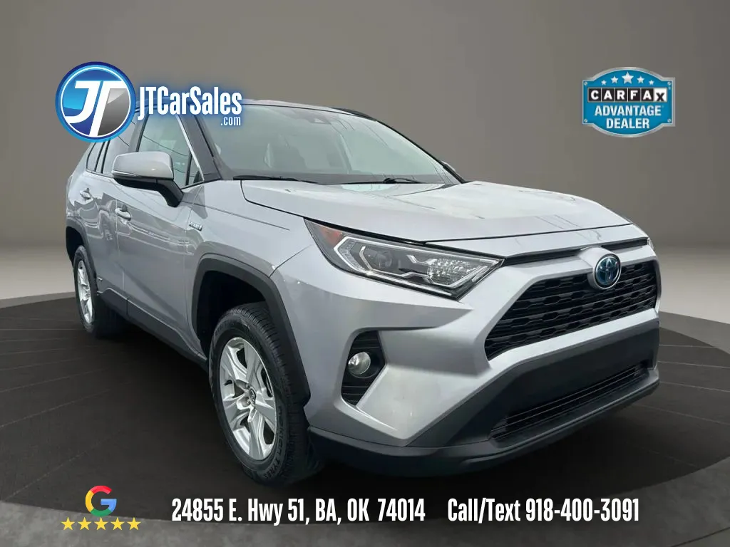 Silver 2021 Toyota RAV4 Hybrid XLE Sport Utility 4D for sale in Broken Arrow, OK