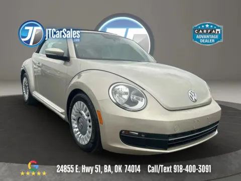 Beige 2013 Volkswagen Beetle 2.5L Convertible 2D for sale in Broken Arrow, OK