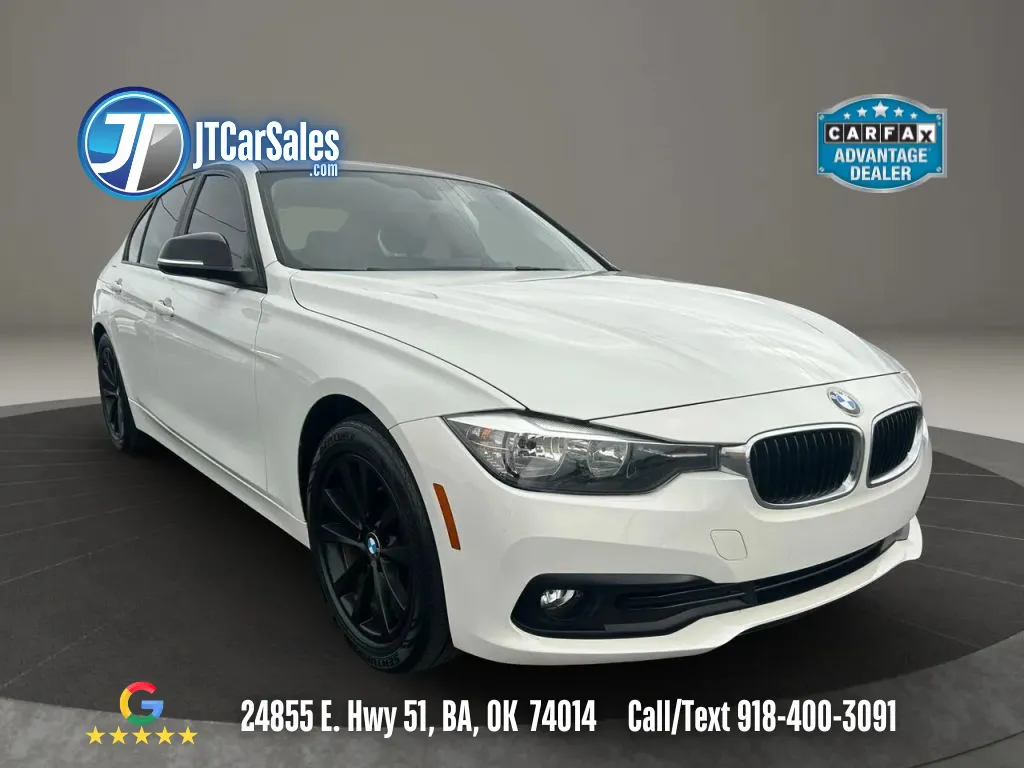 White 2017 BMW 3 Series 320i Sedan 4D for sale in Broken Arrow, OK