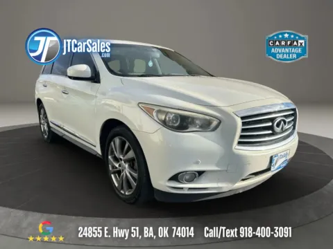 White 2013 INFINITI JX 35 Sport Utility 4D for sale in Broken Arrow, OK