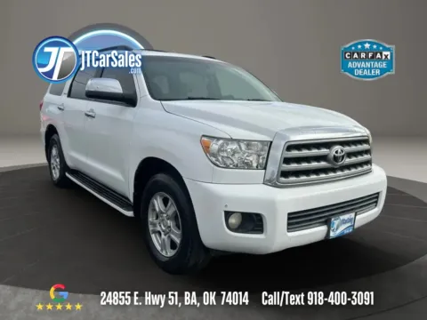 White 2008 Toyota Sequoia Limited Sport Utility 4D for sale in Broken Arrow, OK
