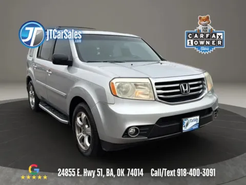Silver 2014 Honda Pilot EX-L Sport Utility 4D for sale in Broken Arrow, OK