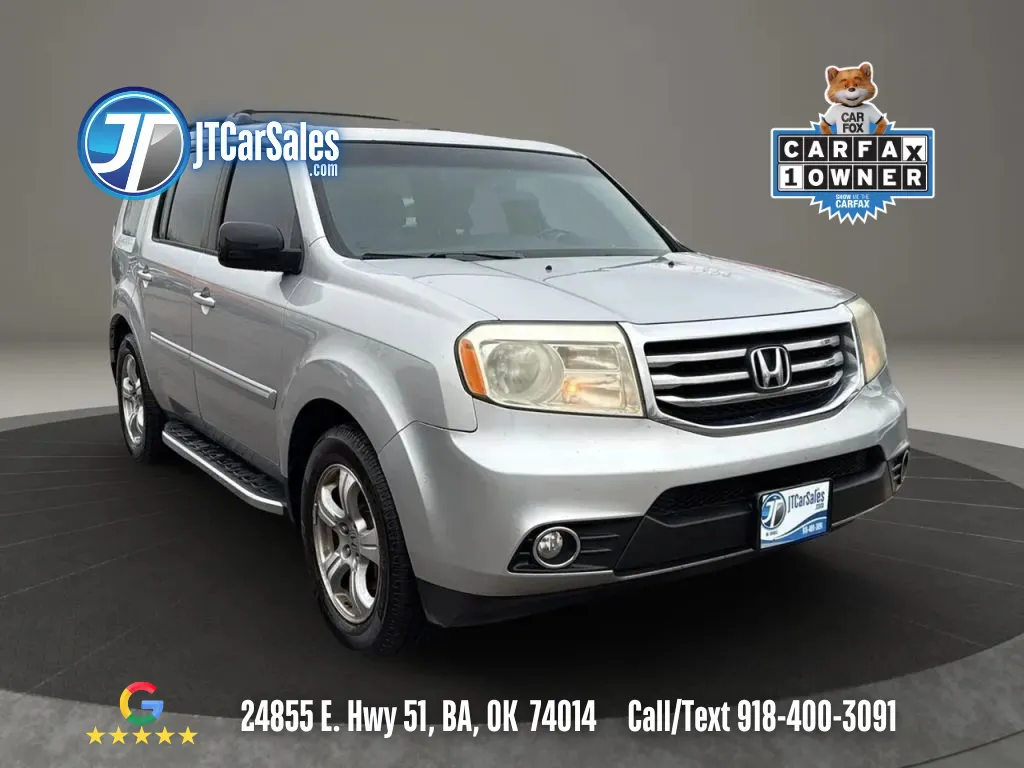 Silver 2014 Honda Pilot EX-L Sport Utility 4D for sale in Broken Arrow, OK