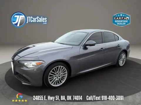Gray 2017 Alfa Romeo Giulia Ti Sedan 4D for sale in Broken Arrow, OK