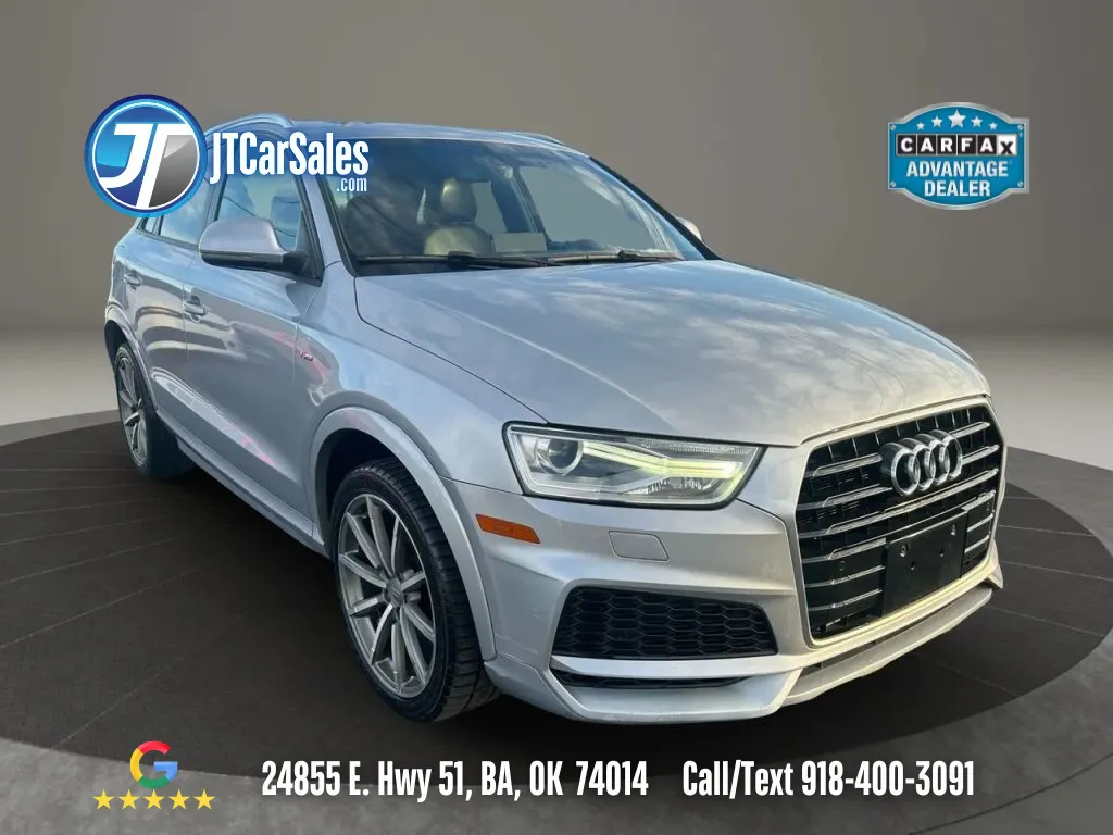 Silver 2018 Audi Q3 Sport Premium Sport Utility 4D for sale in Broken Arrow, OK