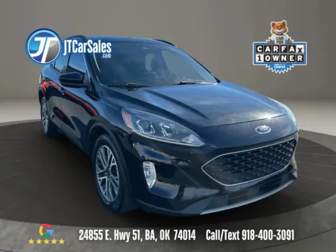Black 2021 Ford Escape SEL Hybrid Sport Utility 4D for sale in Broken Arrow, OK