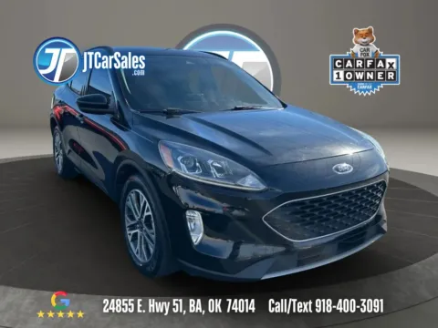 Black 2021 Ford Escape SEL Hybrid Sport Utility 4D for sale in Broken Arrow, OK