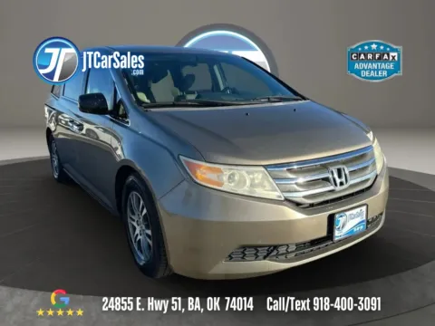 Beige 2012 Honda Odyssey EX-L Minivan 4D for sale in Broken Arrow, OK