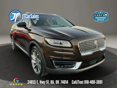 Brown 2019 Lincoln Nautilus Reserve Sport Utility 4D for sale in Broken Arrow, OK