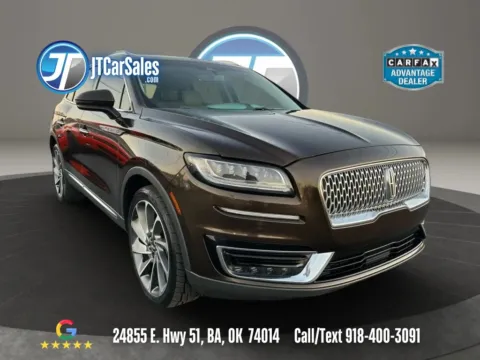 Brown 2019 Lincoln Nautilus Reserve Sport Utility 4D for sale in Broken Arrow, OK