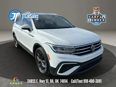 Black 2022 Volkswagen Tiguan SE Sport Utility 4D for sale in Broken Arrow, OK