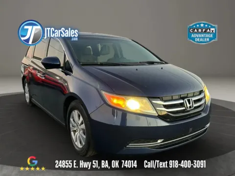 Blue 2015 Honda Odyssey EX Minivan 4D for sale in Broken Arrow, OK