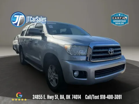 Black 2014 Toyota Sequoia SR5 Sport Utility 4D for sale in Broken Arrow, OK