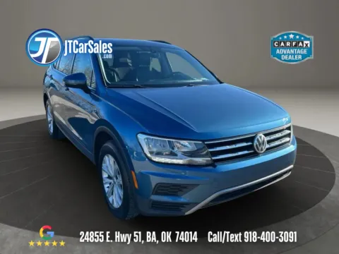 Blue 2019 Volkswagen Tiguan 2.0T SE Sport Utility 4D for sale in Broken Arrow, OK