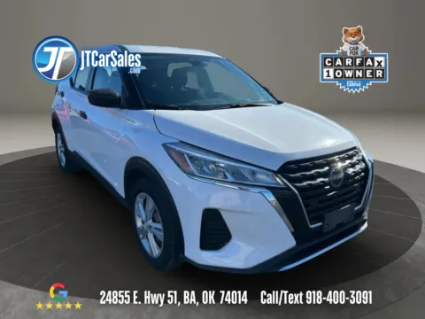 White 2023 Nissan Kicks S Sport Utility 4D for sale in Broken Arrow, OK