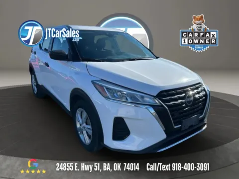 White 2023 Nissan Kicks S Sport Utility 4D for sale in Broken Arrow, OK