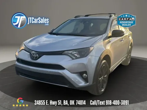 Silver 2018 Toyota RAV4 XLE Sport Utility 4D for sale in Broken Arrow, OK