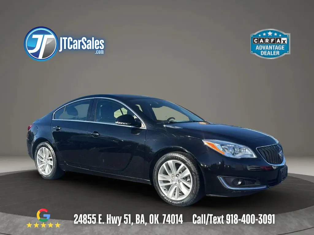Black 2016 Buick Regal Premium II Sedan 4D for sale in Broken Arrow, OK