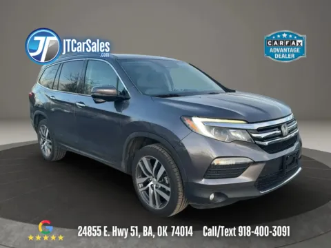 Gray 2017 Honda Pilot Touring Sport Utility 4D for sale in Broken Arrow, OK