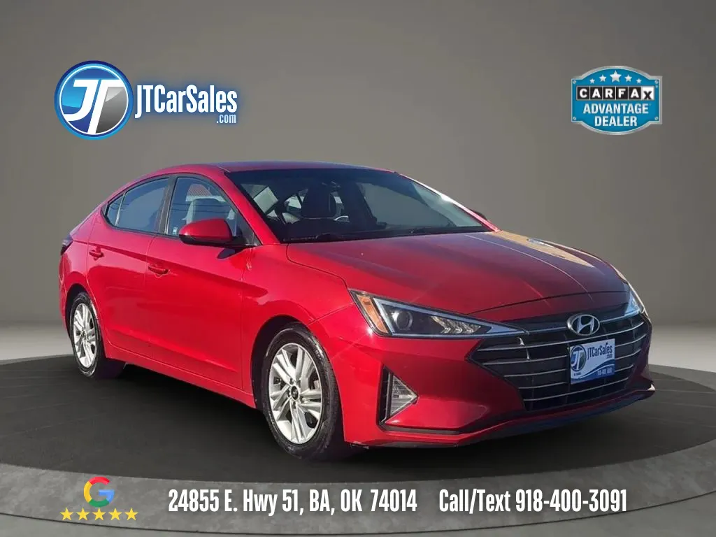 Red 2020 Hyundai Elantra SEL Sedan 4D for sale in Broken Arrow, OK