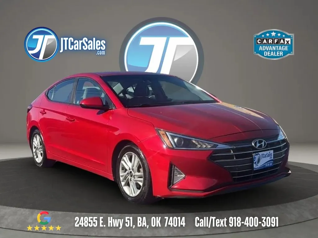 Red 2020 Hyundai Elantra SEL Sedan 4D for sale in Broken Arrow, OK